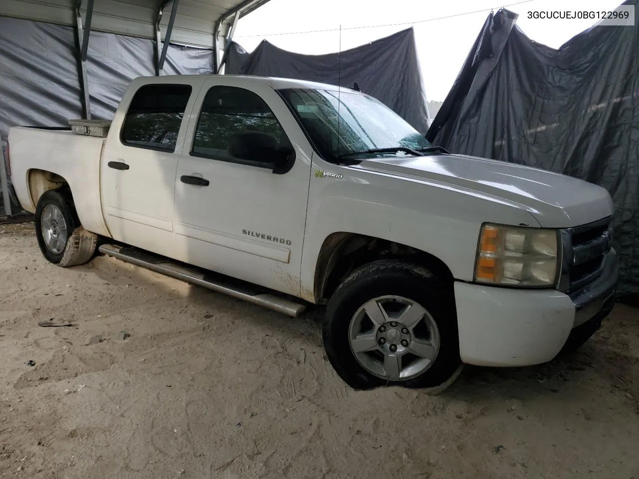 2011 Chevrolet Silverado C1500 Hybrid VIN: 3GCUCUEJ0BG122969 Lot: 43180114