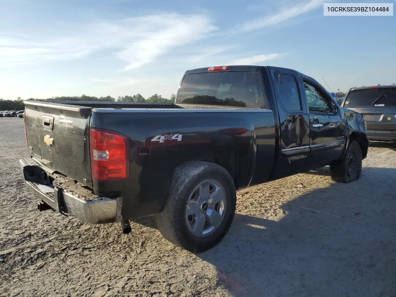 2011 Chevrolet Silverado K1500 Lt VIN: 1GCRKSE39BZ104484 Lot: 44088694