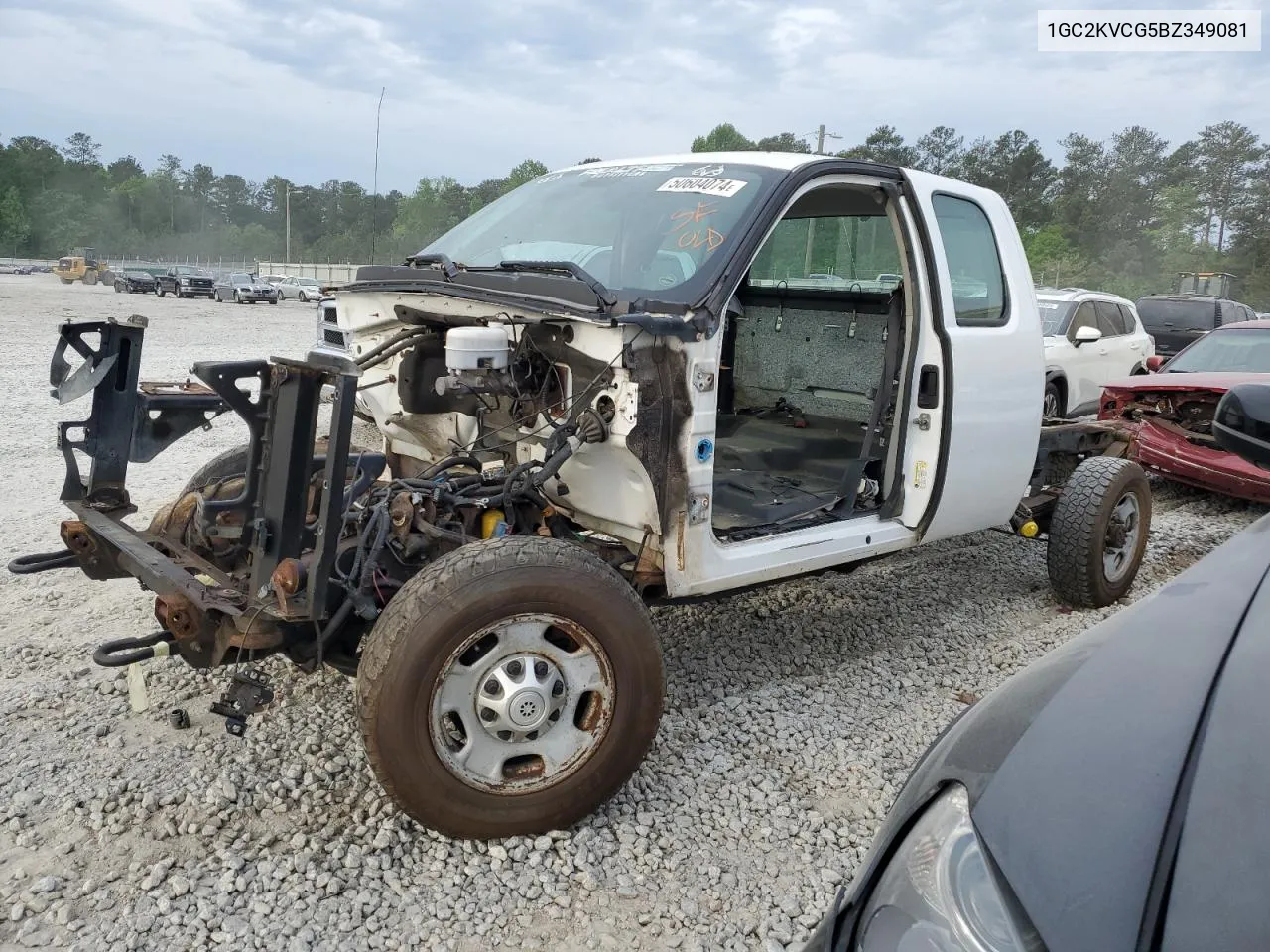 2011 Chevrolet Silverado K2500 Heavy Duty VIN: 1GC2KVCG5BZ349081 Lot: 50604074