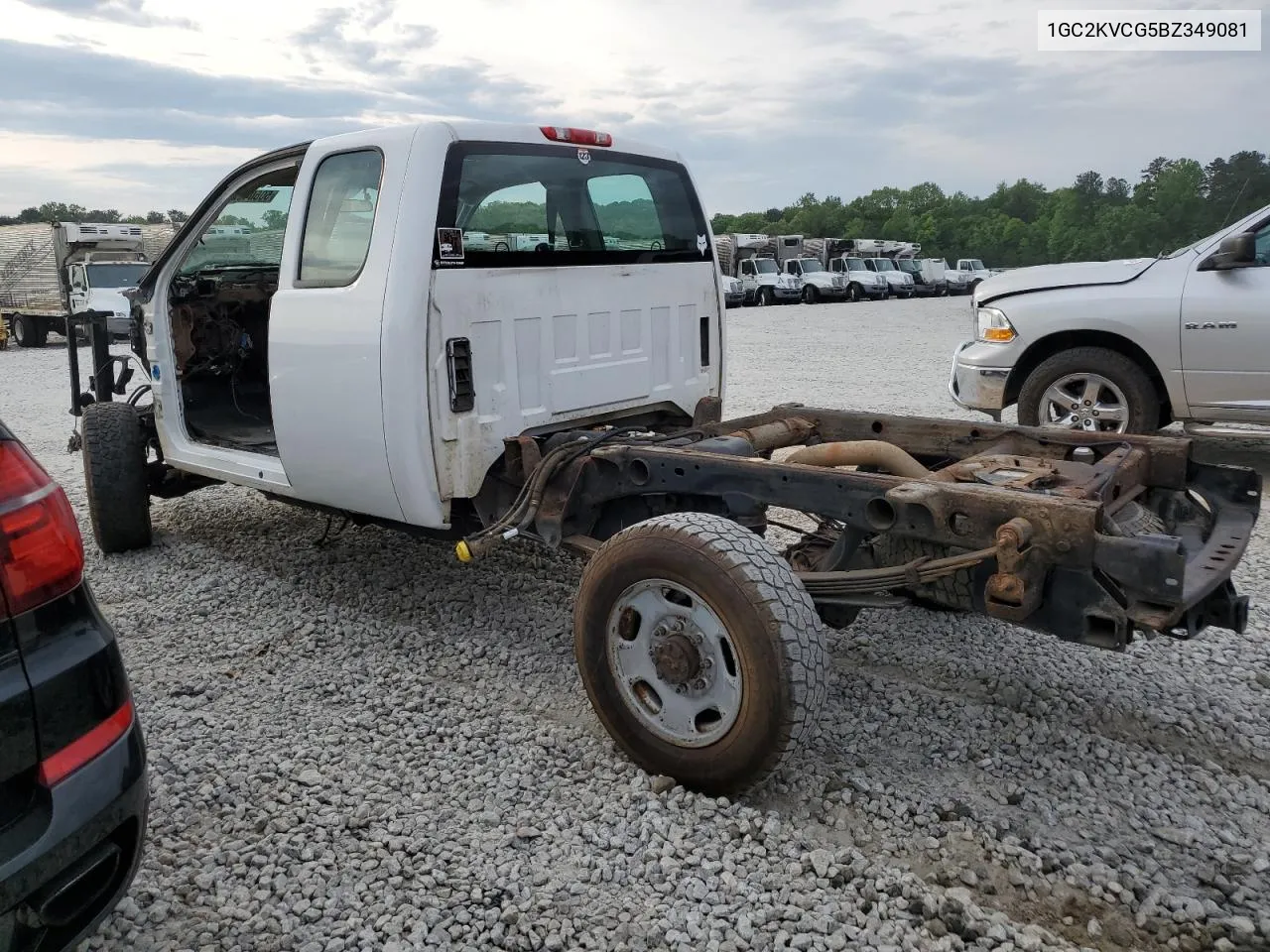 2011 Chevrolet Silverado K2500 Heavy Duty VIN: 1GC2KVCG5BZ349081 Lot: 50604074