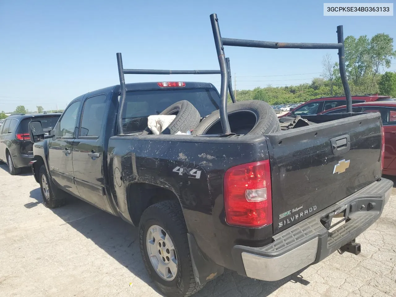 2011 Chevrolet Silverado K1500 Lt VIN: 3GCPKSE34BG363133 Lot: 50726184