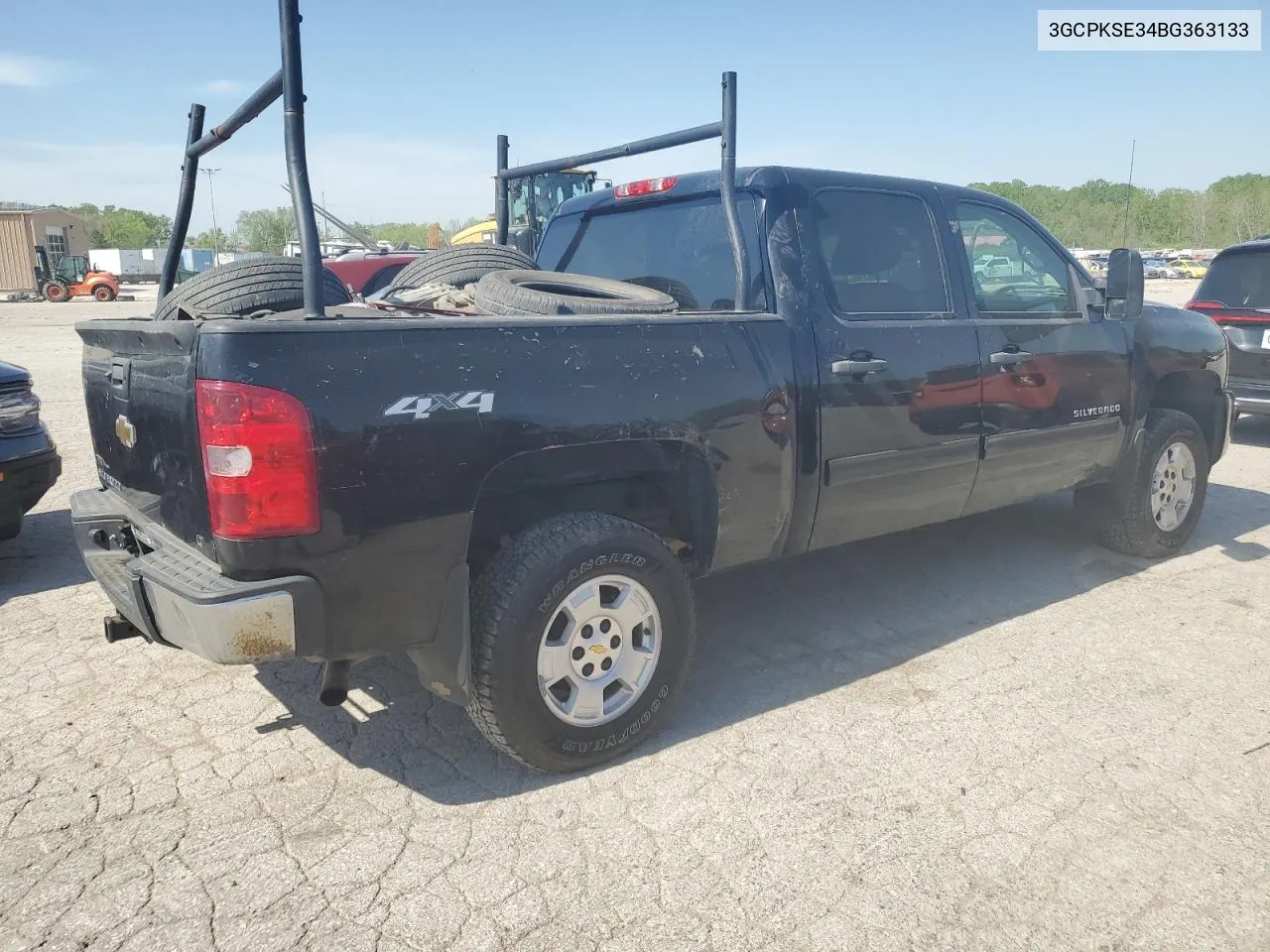 2011 Chevrolet Silverado K1500 Lt VIN: 3GCPKSE34BG363133 Lot: 50726184