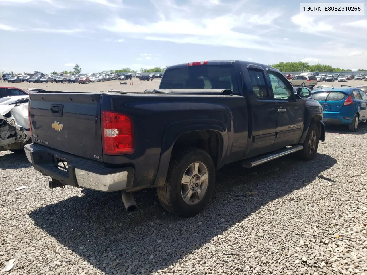 2011 Chevrolet Silverado K1500 Ltz VIN: 1GCRKTE30BZ310265 Lot: 52098094