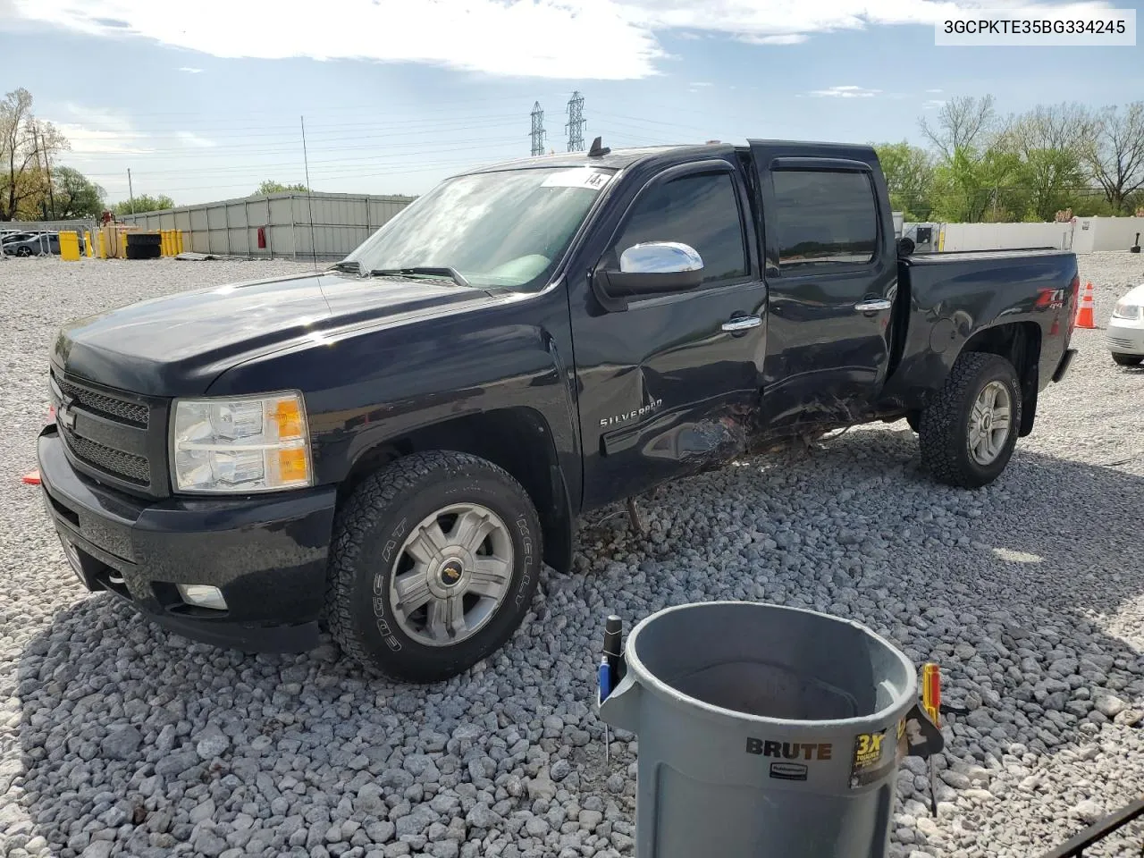 3GCPKTE35BG334245 2011 Chevrolet Silverado K1500 Ltz