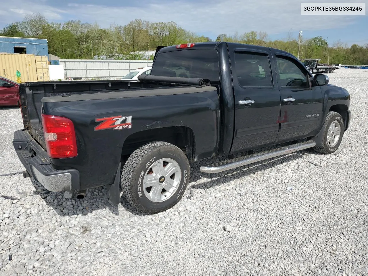 2011 Chevrolet Silverado K1500 Ltz VIN: 3GCPKTE35BG334245 Lot: 53123514