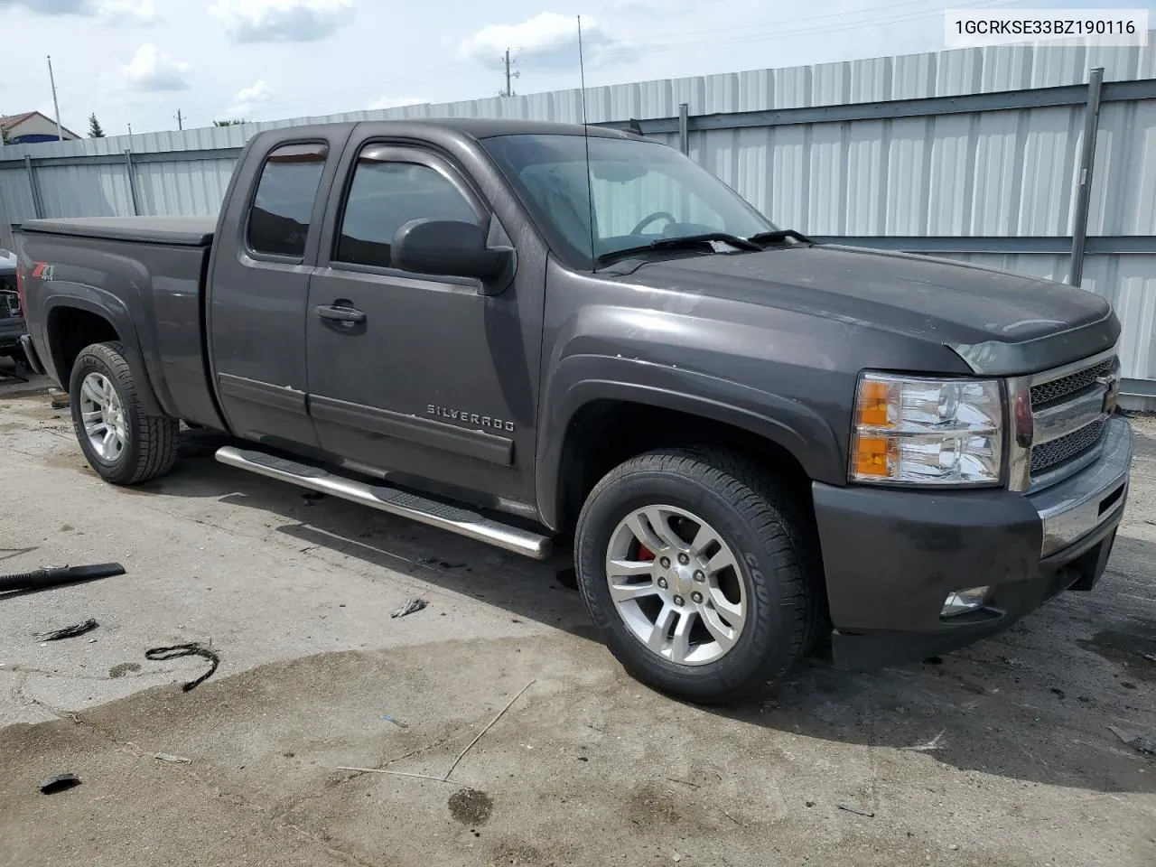 2011 Chevrolet Silverado K1500 Lt VIN: 1GCRKSE33BZ190116 Lot: 54532294