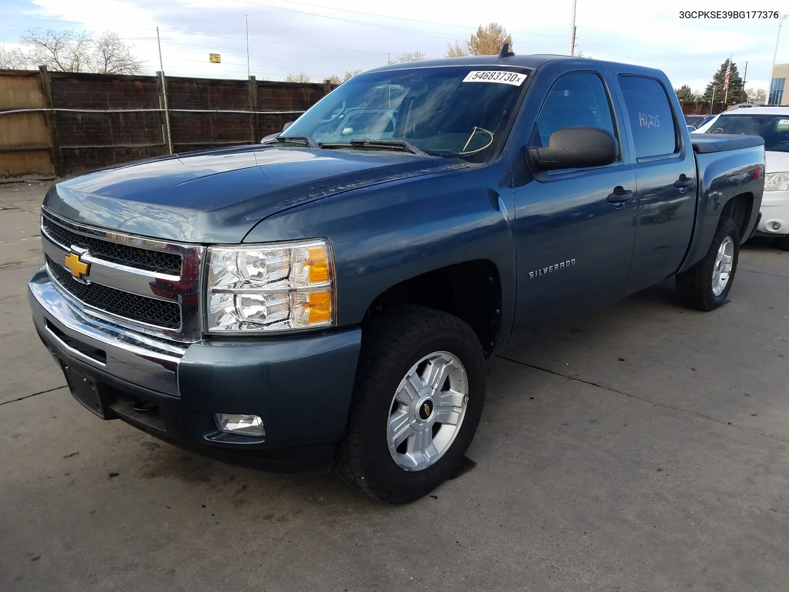 2011 Chevrolet Silverado K1500 Lt VIN: 3GCPKSE39BG177376 Lot: 54683730