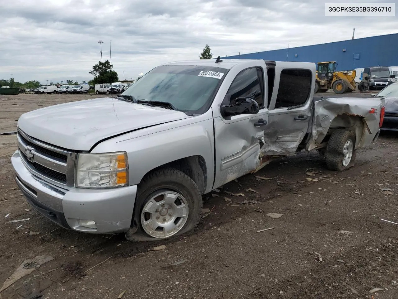 2011 Chevrolet Silverado K1500 Lt VIN: 3GCPKSE35BG396710 Lot: 56615664