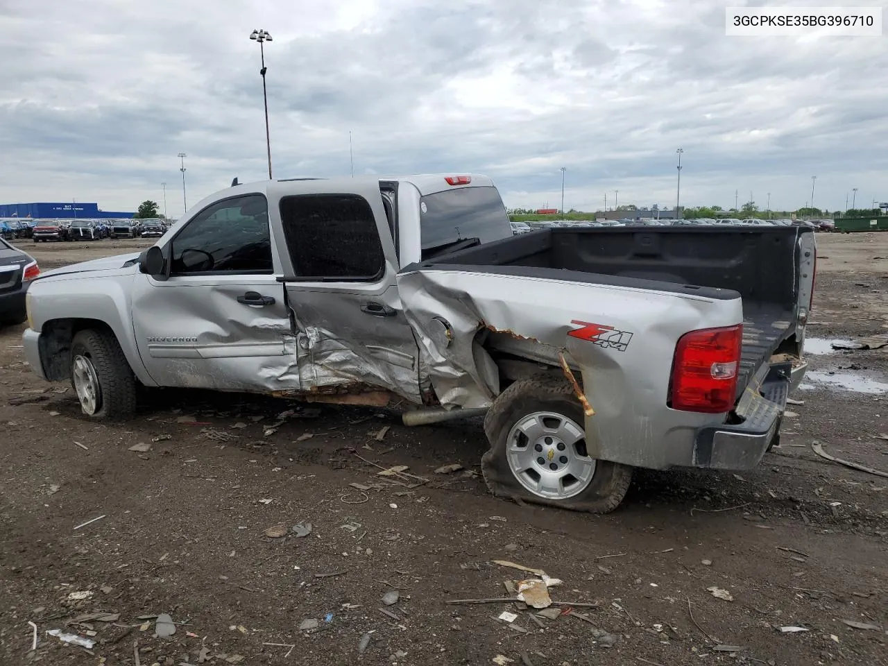 2011 Chevrolet Silverado K1500 Lt VIN: 3GCPKSE35BG396710 Lot: 56615664