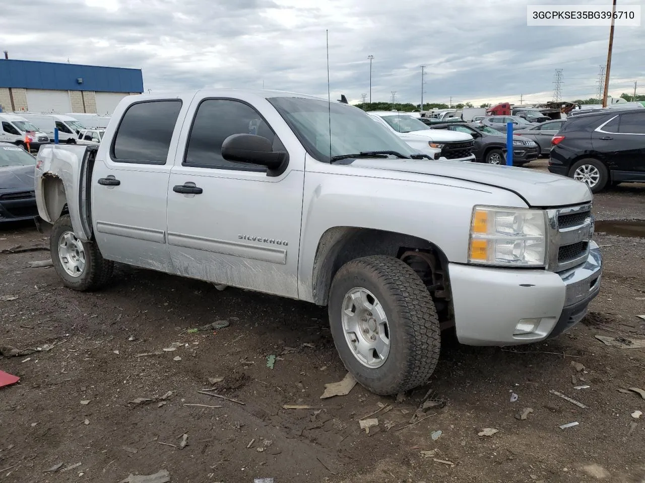 2011 Chevrolet Silverado K1500 Lt VIN: 3GCPKSE35BG396710 Lot: 56615664