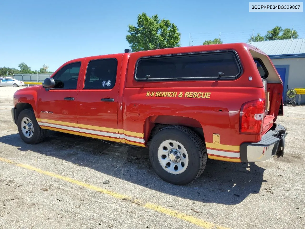 3GCPKPE34BG329867 2011 Chevrolet Silverado K1500