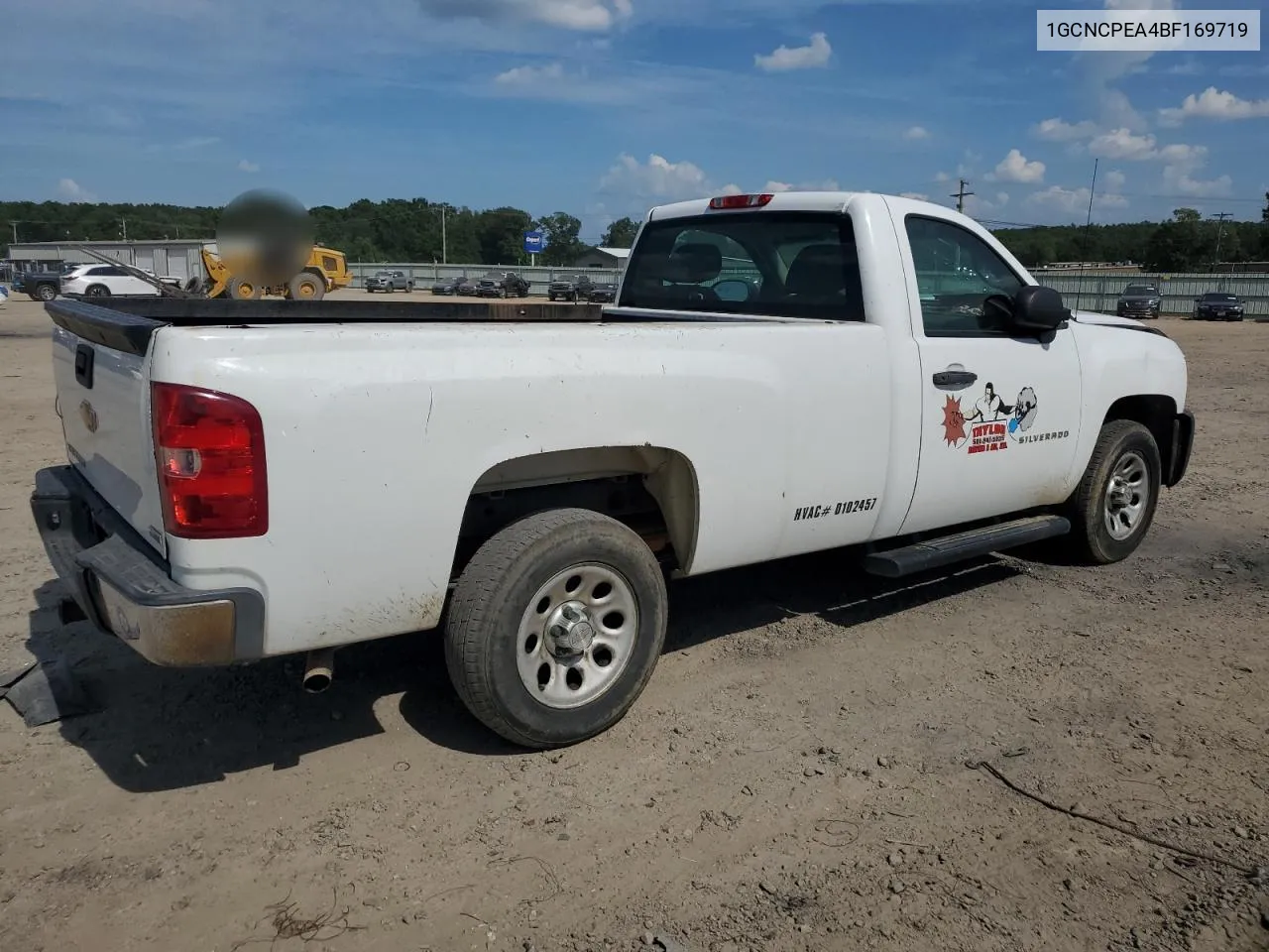 2011 Chevrolet Silverado C1500 VIN: 1GCNCPEA4BF169719 Lot: 58925464