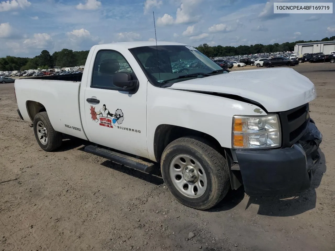 2011 Chevrolet Silverado C1500 VIN: 1GCNCPEA4BF169719 Lot: 58925464