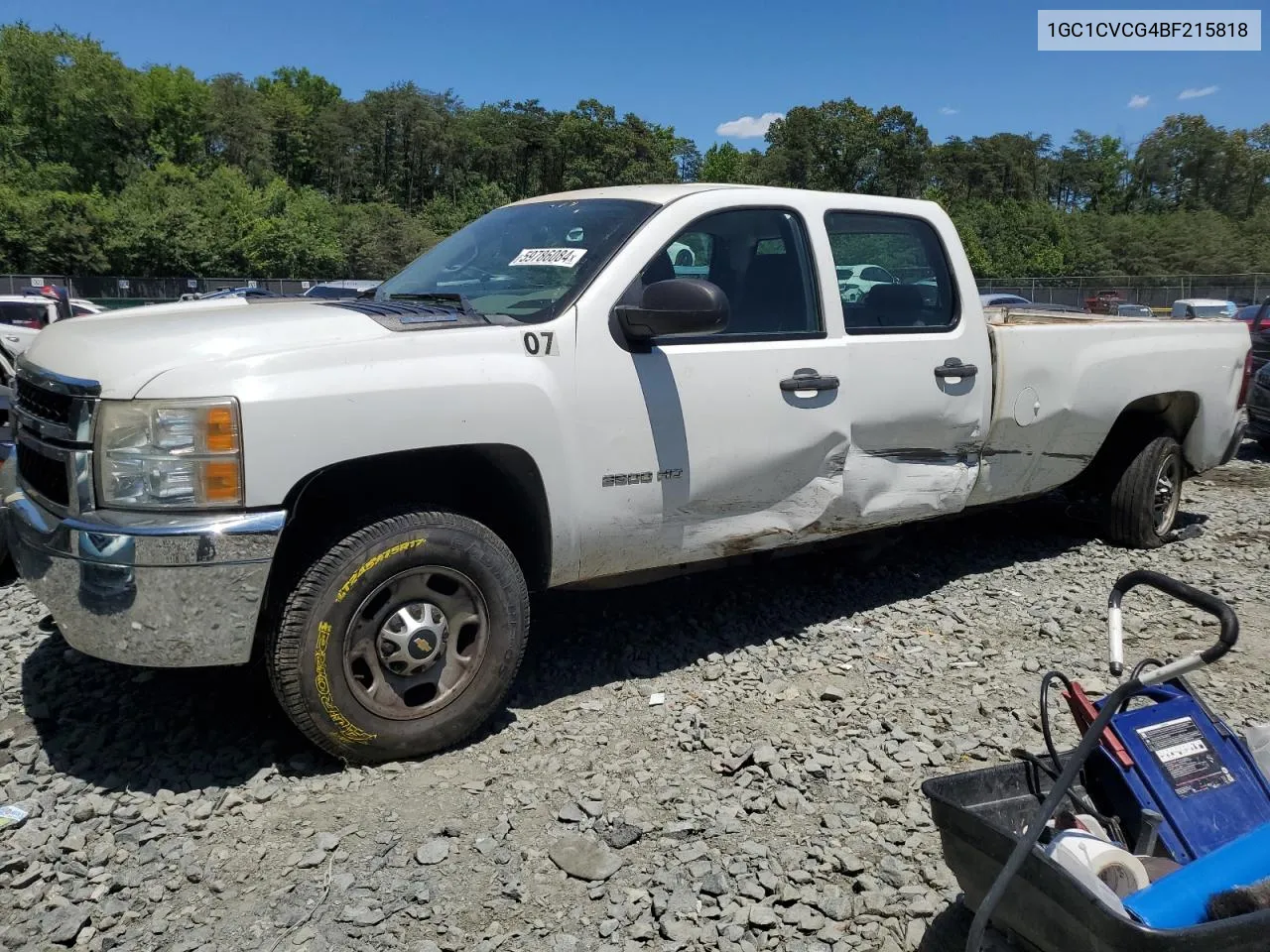 2011 Chevrolet Silverado C2500 Heavy Duty VIN: 1GC1CVCG4BF215818 Lot: 59786084