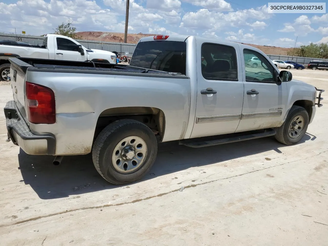 2011 Chevrolet Silverado C1500 Ls VIN: 3GCPCREA9BG327345 Lot: 61032494