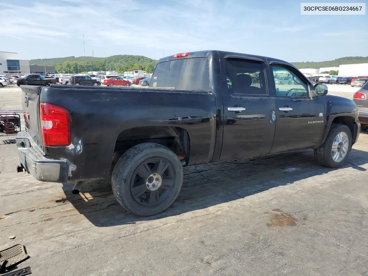 2011 Chevrolet Silverado C1500 Lt VIN: 3GCPCSE06BG234667 Lot: 61252274