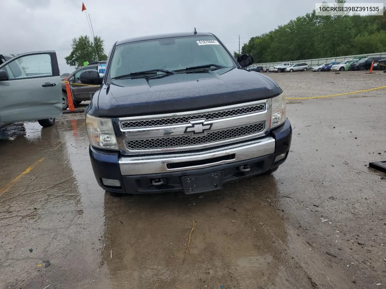 1GCRKSE39BZ391535 2011 Chevrolet Silverado K1500 Lt