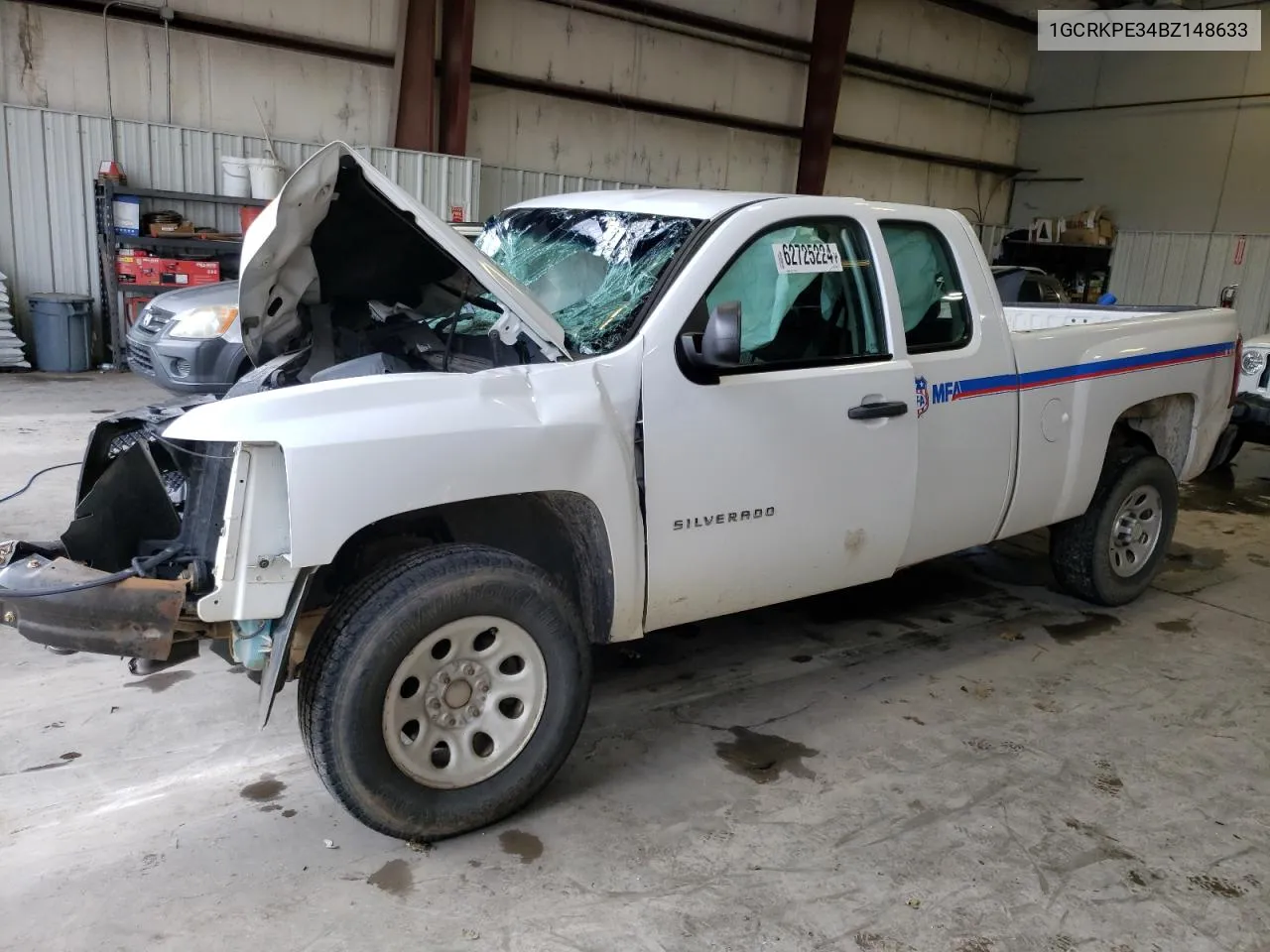 2011 Chevrolet Silverado K1500 VIN: 1GCRKPE34BZ148633 Lot: 62725224