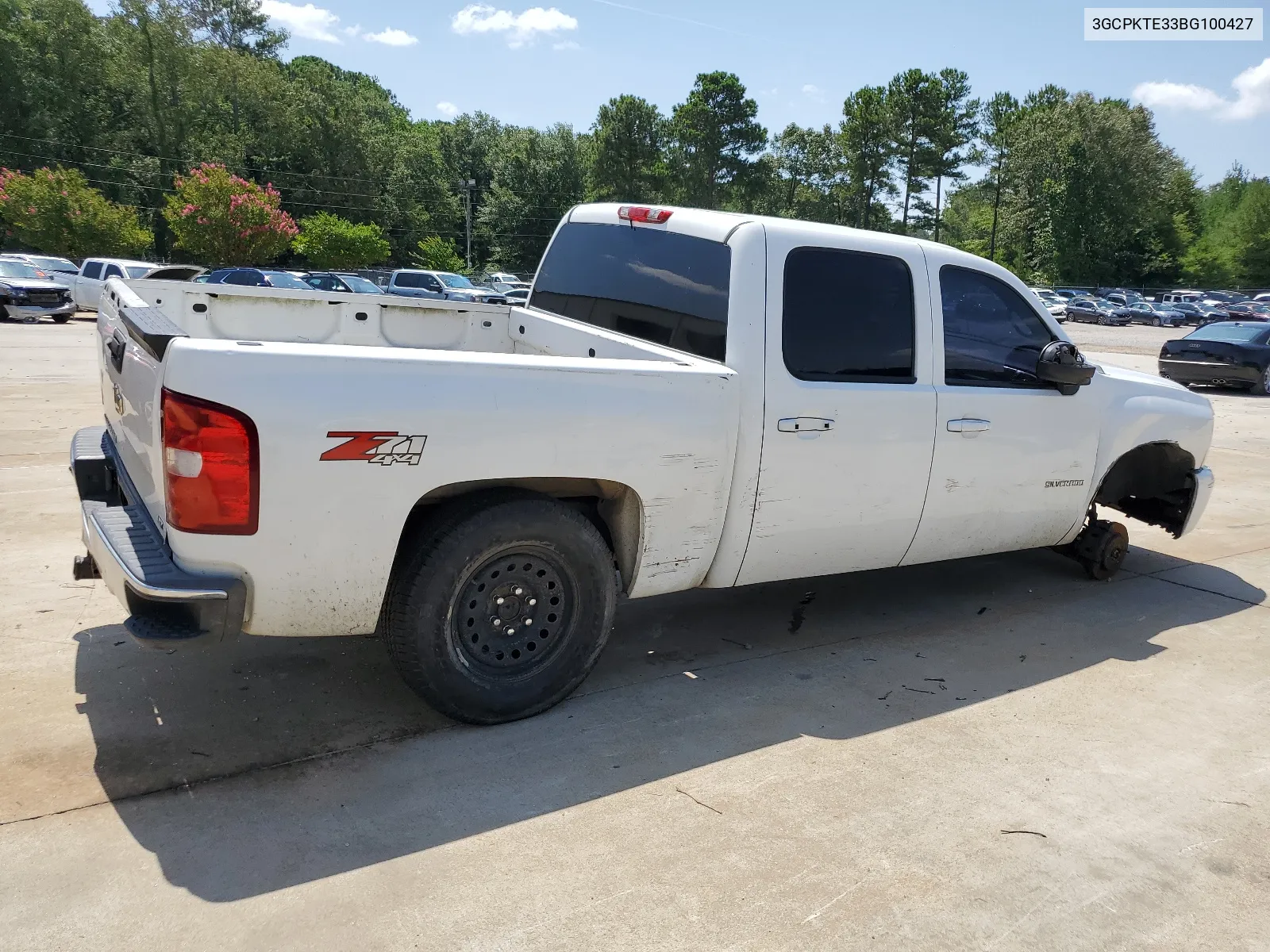 2011 Chevrolet Silverado K1500 Ltz VIN: 3GCPKTE33BG100427 Lot: 63313124