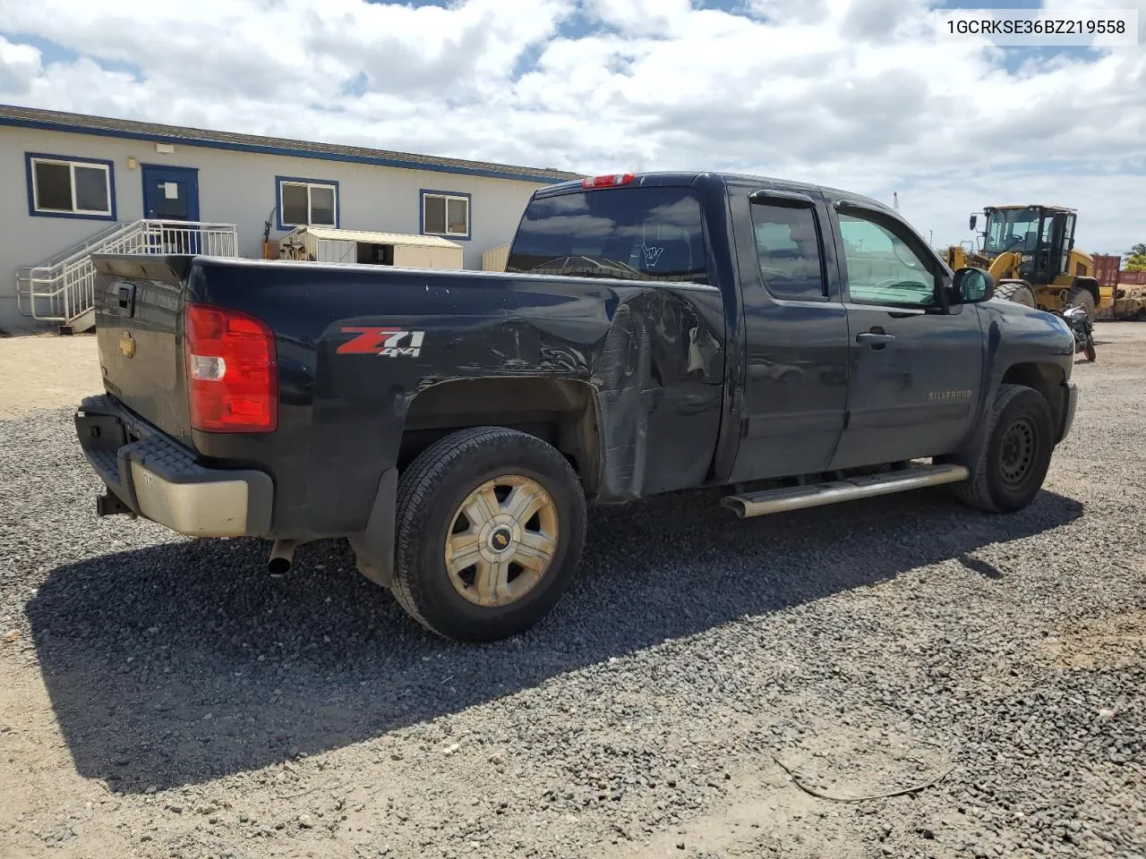 2011 Chevrolet Silverado K1500 Lt VIN: 1GCRKSE36BZ219558 Lot: 63530554