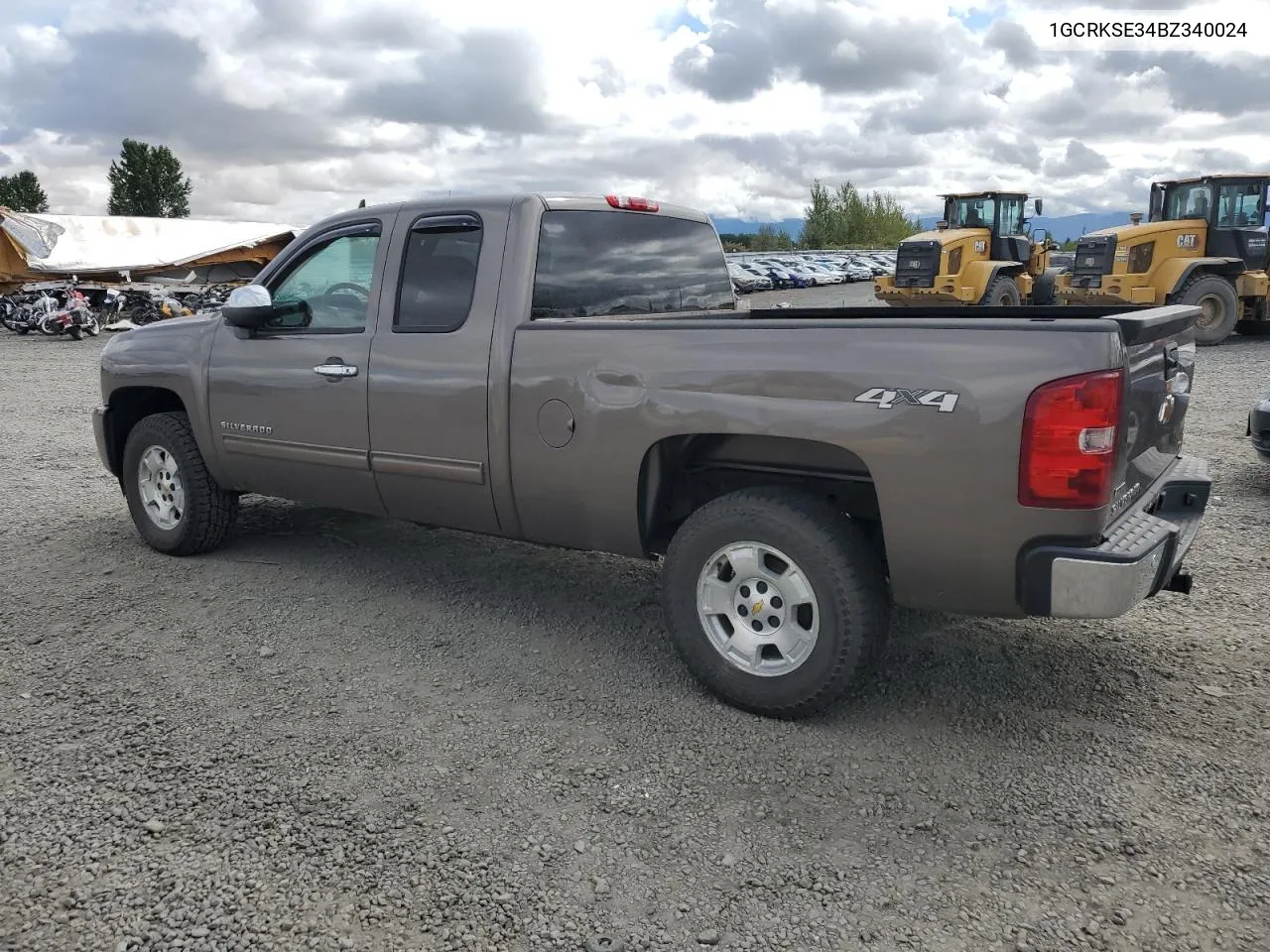 2011 Chevrolet Silverado K1500 Lt VIN: 1GCRKSE34BZ340024 Lot: 63860724