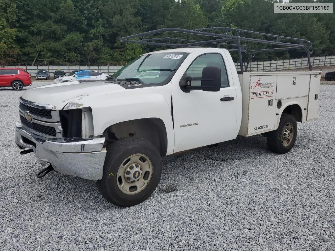 2011 Chevrolet Silverado C2500 Heavy Duty VIN: 1GB0CVCG3BF159189 Lot: 64138344