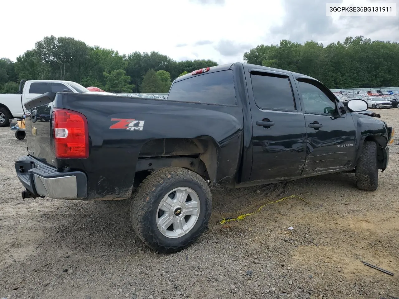 2011 Chevrolet Silverado K1500 Lt VIN: 3GCPKSE36BG131911 Lot: 64300194