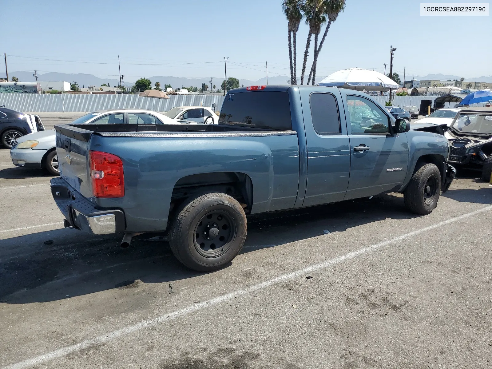 2011 Chevrolet Silverado C1500 Lt VIN: 1GCRCSEA8BZ297190 Lot: 64672494