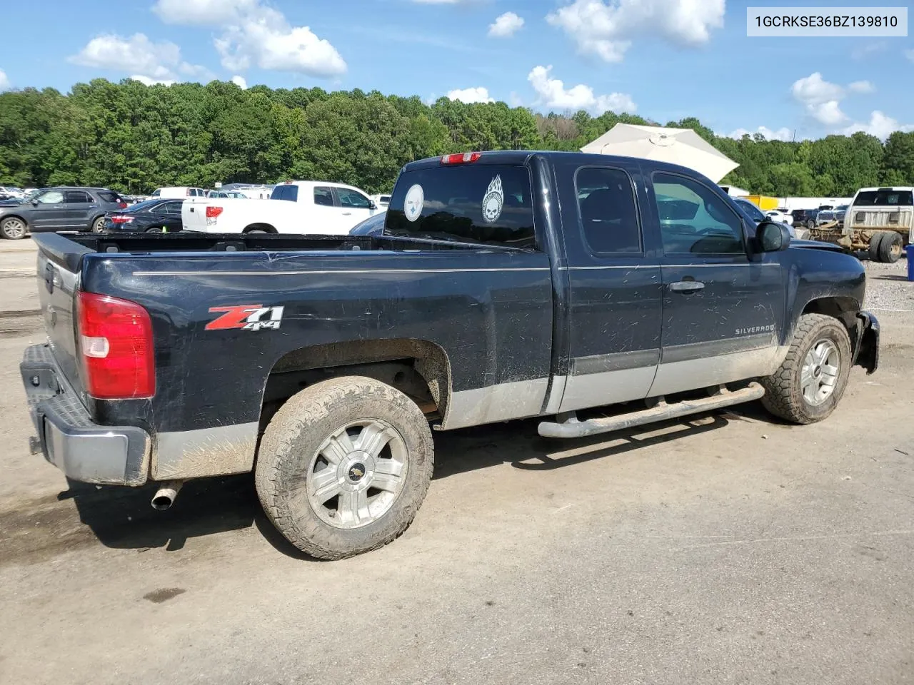 2011 Chevrolet Silverado K1500 Lt VIN: 1GCRKSE36BZ139810 Lot: 65293584