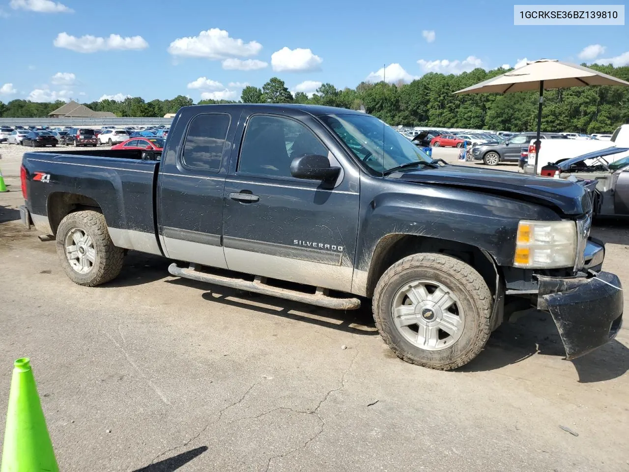 2011 Chevrolet Silverado K1500 Lt VIN: 1GCRKSE36BZ139810 Lot: 65293584