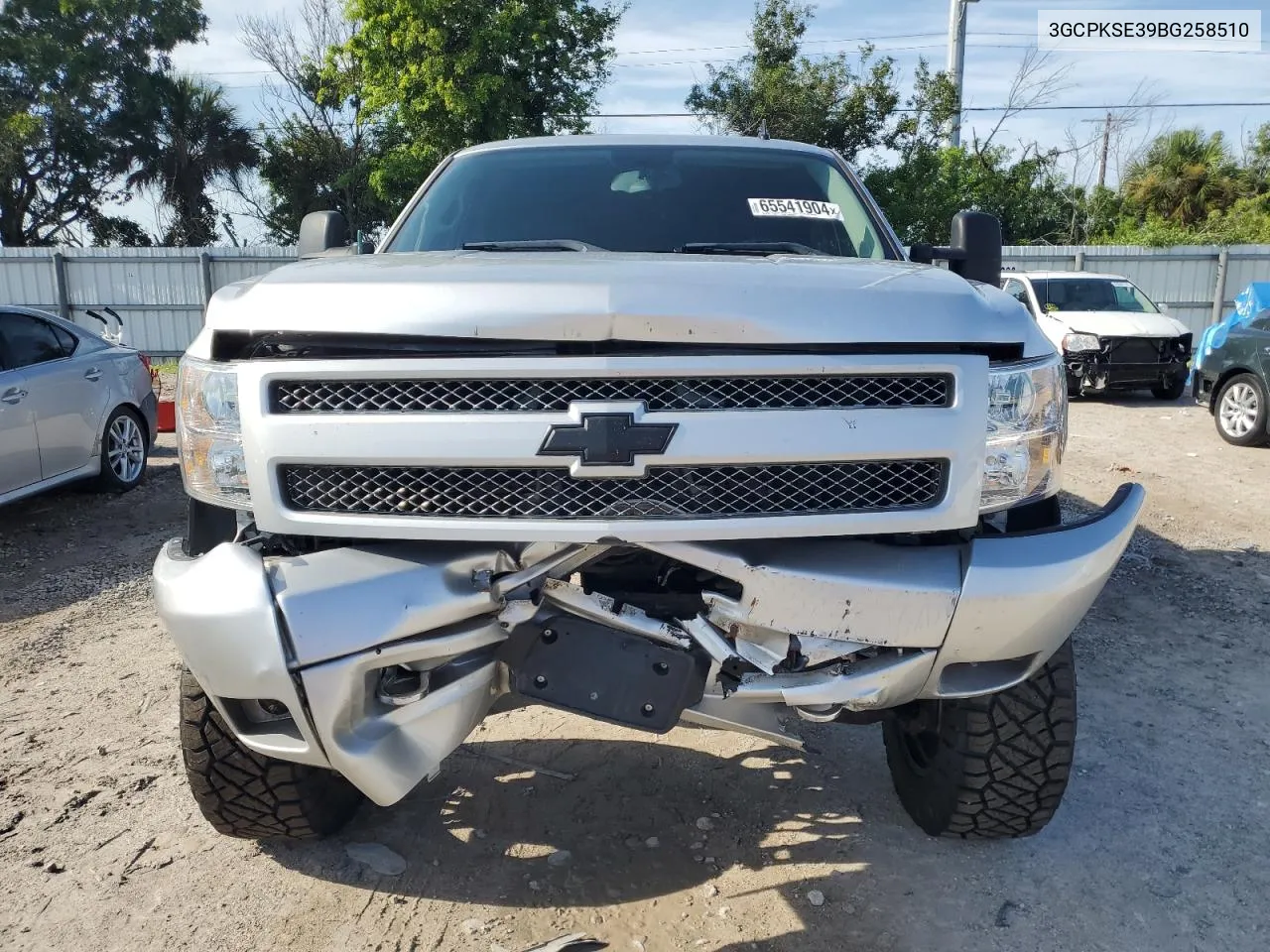 3GCPKSE39BG258510 2011 Chevrolet Silverado K1500 Lt