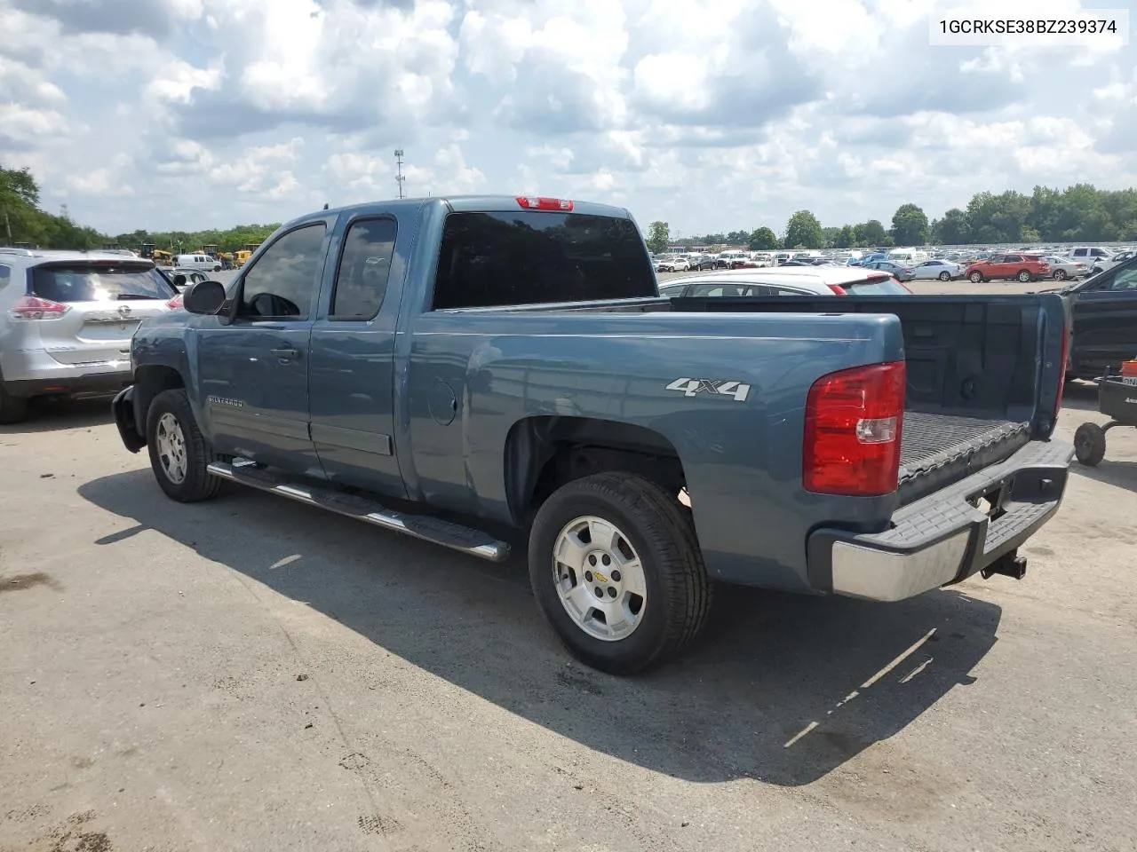 2011 Chevrolet Silverado K1500 Lt VIN: 1GCRKSE38BZ239374 Lot: 65567264