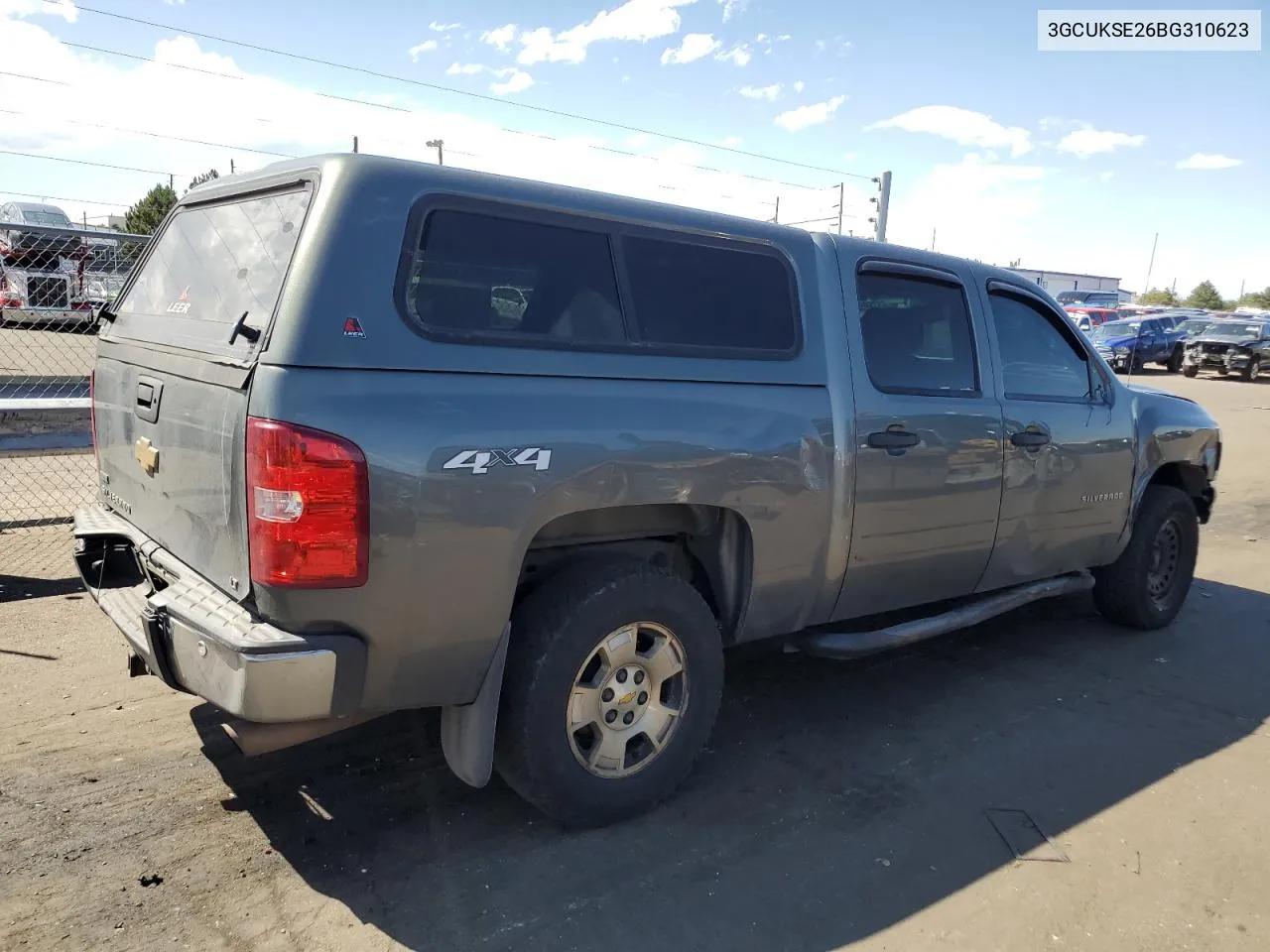 2011 Chevrolet Silverado K1500 Lt VIN: 3GCUKSE26BG310623 Lot: 65759524