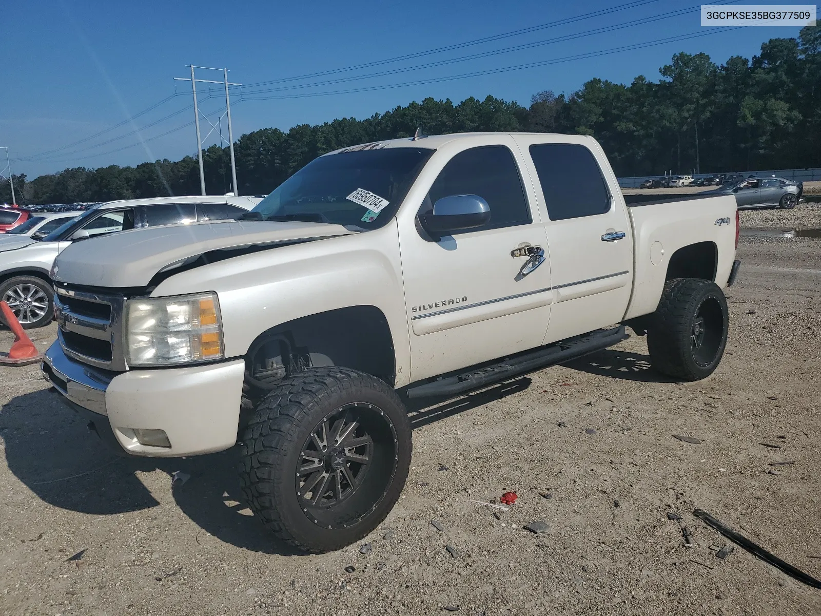 2011 Chevrolet Silverado K1500 Lt VIN: 3GCPKSE35BG377509 Lot: 65950704