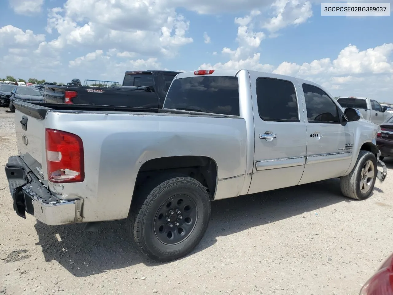 2011 Chevrolet Silverado C1500 Lt VIN: 3GCPCSE02BG389037 Lot: 66041124