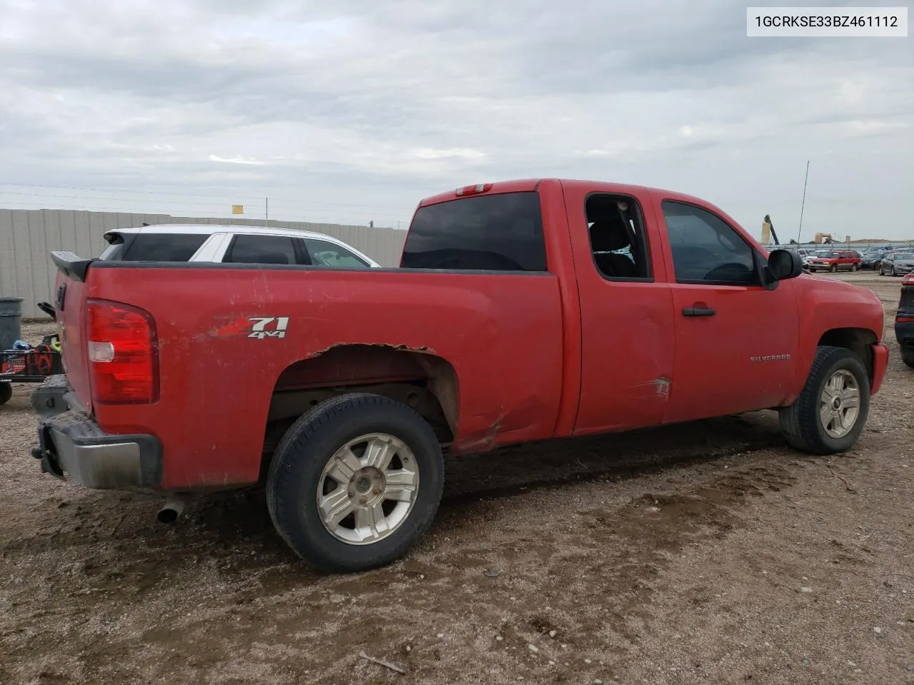 2011 Chevrolet Silverado K1500 Lt VIN: 1GCRKSE33BZ461112 Lot: 66278814