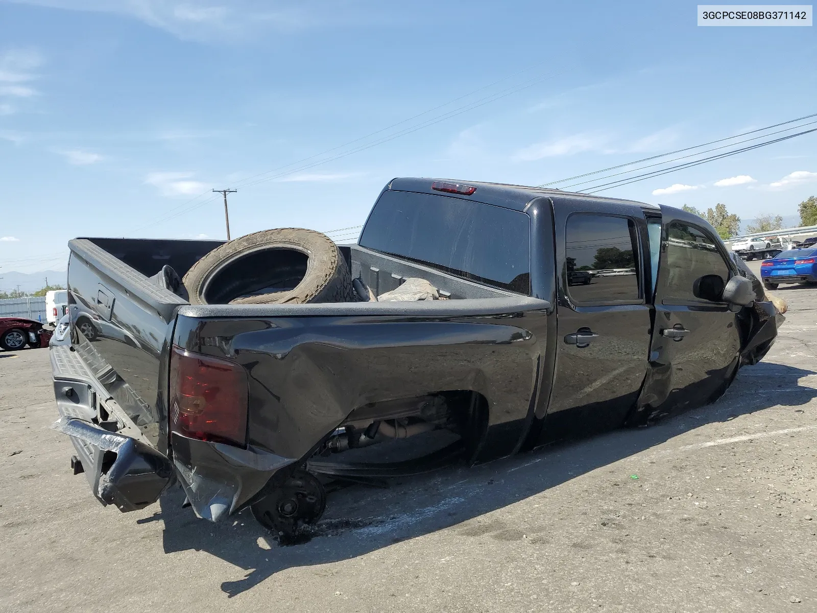 2011 Chevrolet Silverado C1500 Lt VIN: 3GCPCSE08BG371142 Lot: 66484204