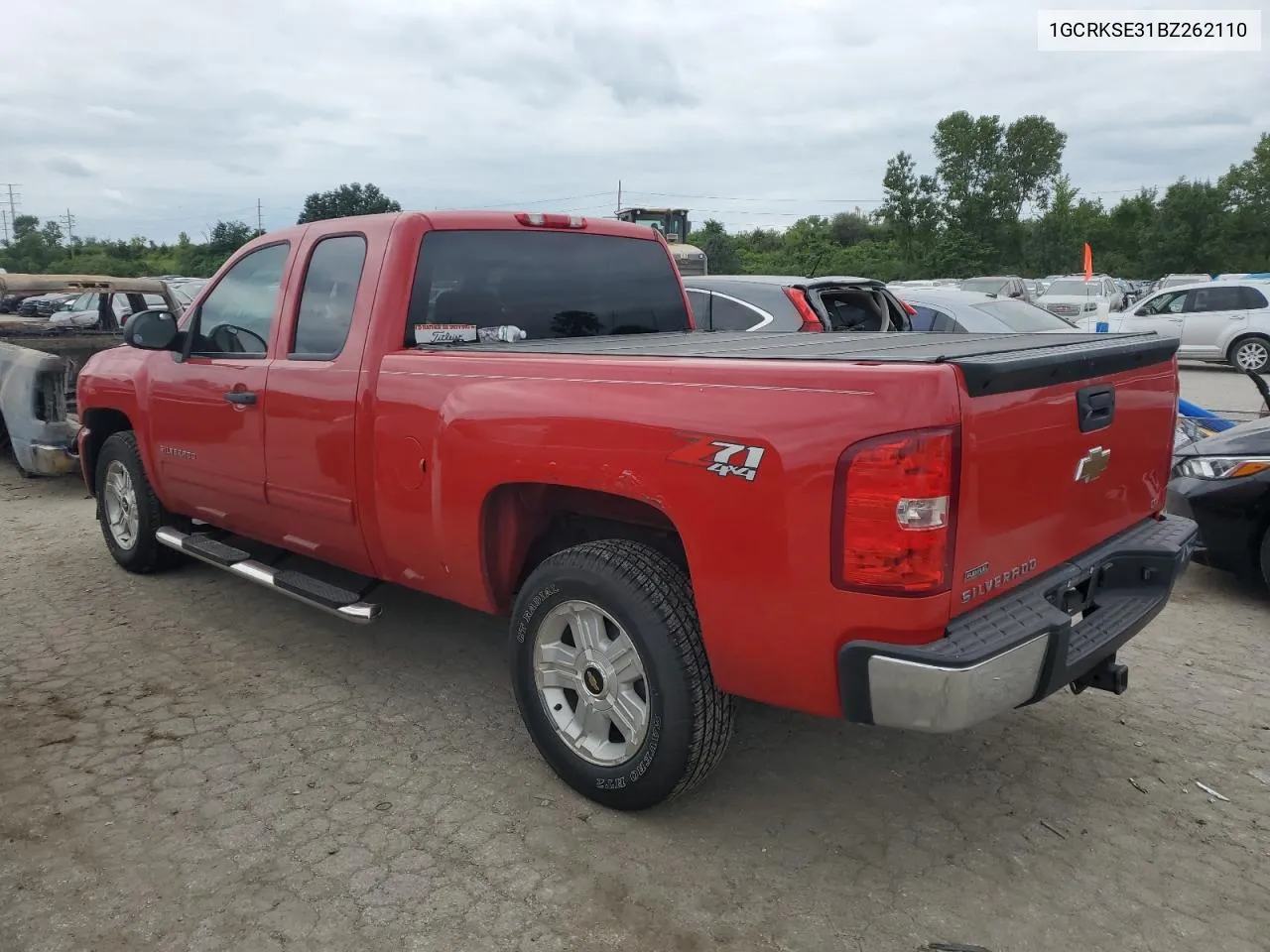 2011 Chevrolet Silverado K1500 Lt VIN: 1GCRKSE31BZ262110 Lot: 66707034