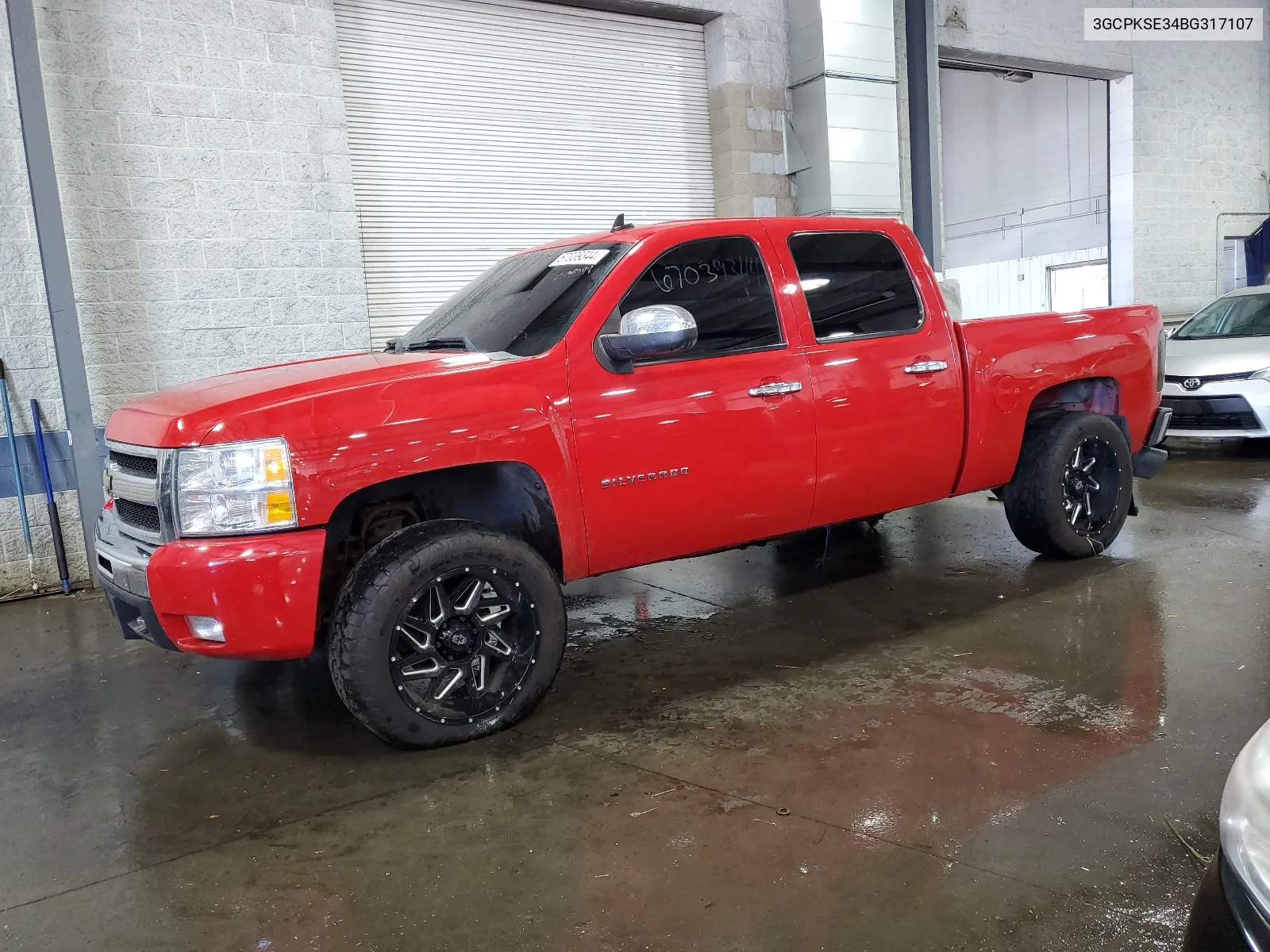 2011 Chevrolet Silverado K1500 Lt VIN: 3GCPKSE34BG317107 Lot: 67039344