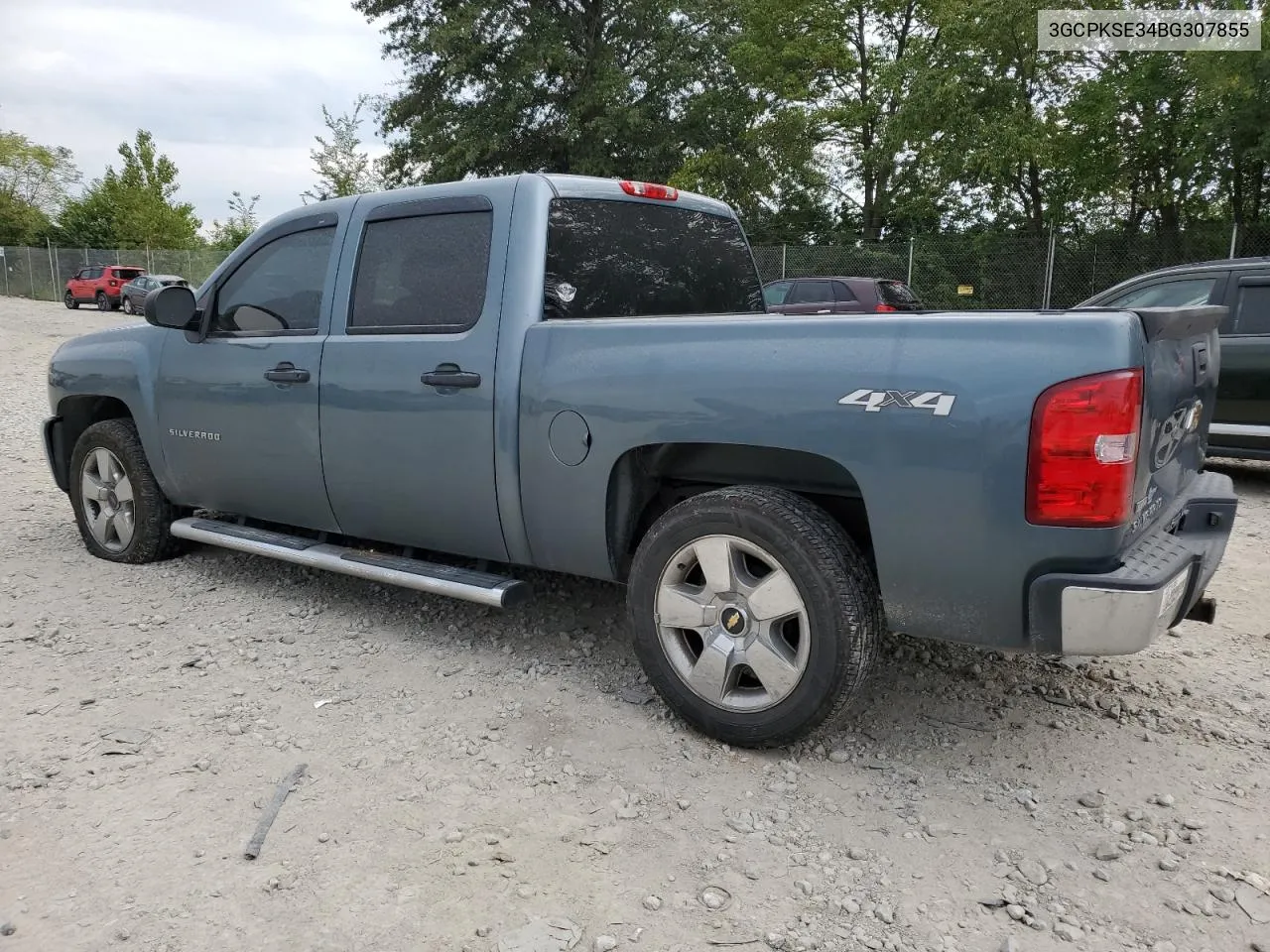 2011 Chevrolet Silverado K1500 Lt VIN: 3GCPKSE34BG307855 Lot: 67280114