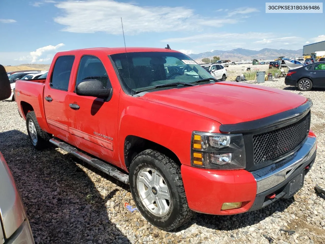 3GCPKSE31BG369486 2011 Chevrolet Silverado K1500 Lt