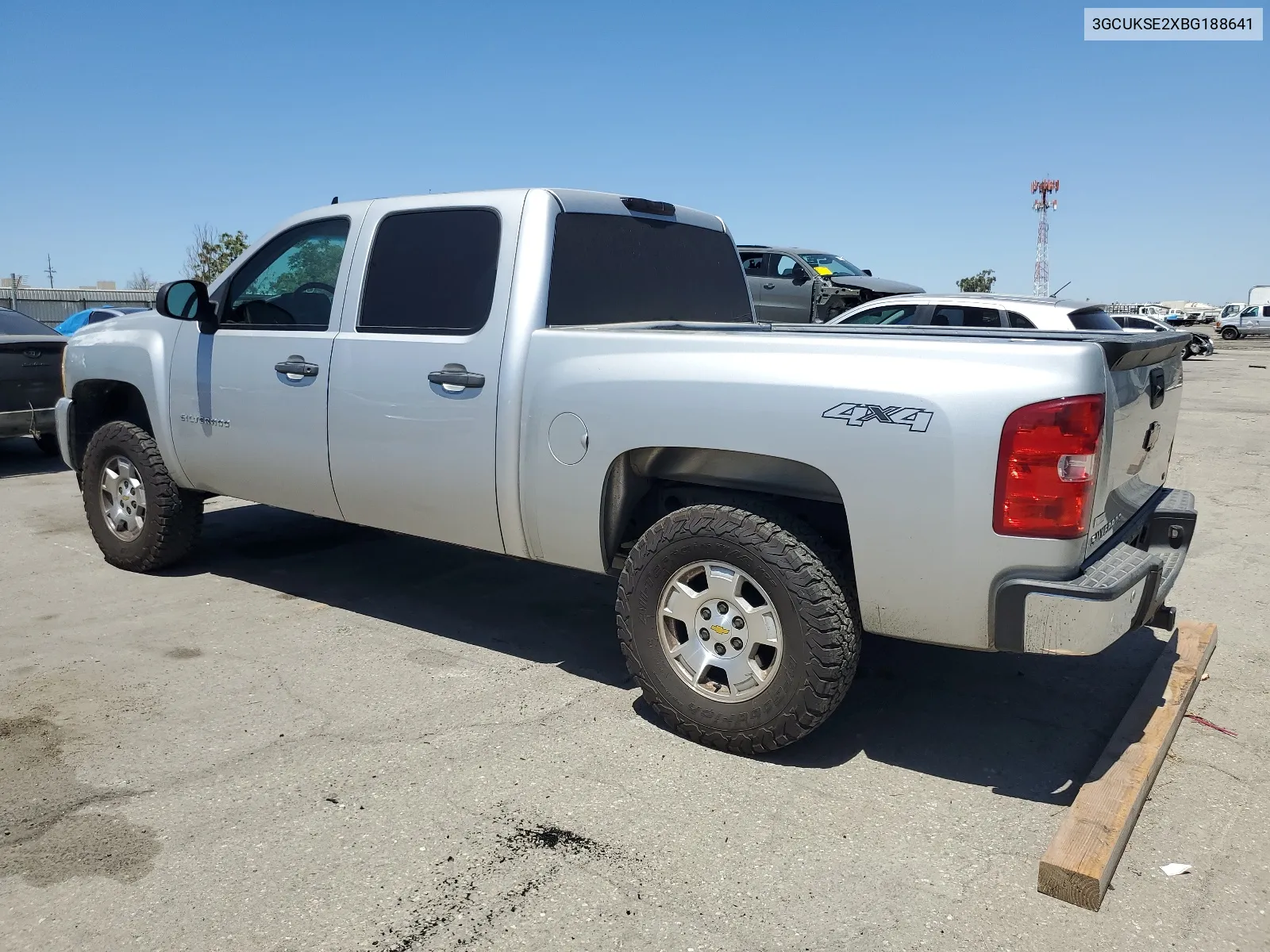 2011 Chevrolet Silverado K1500 Lt VIN: 3GCUKSE2XBG188641 Lot: 67401194