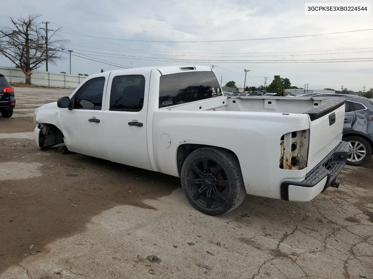 2011 Chevrolet Silverado K1500 Lt VIN: 3GCPKSE3XBG224544 Lot: 67465074