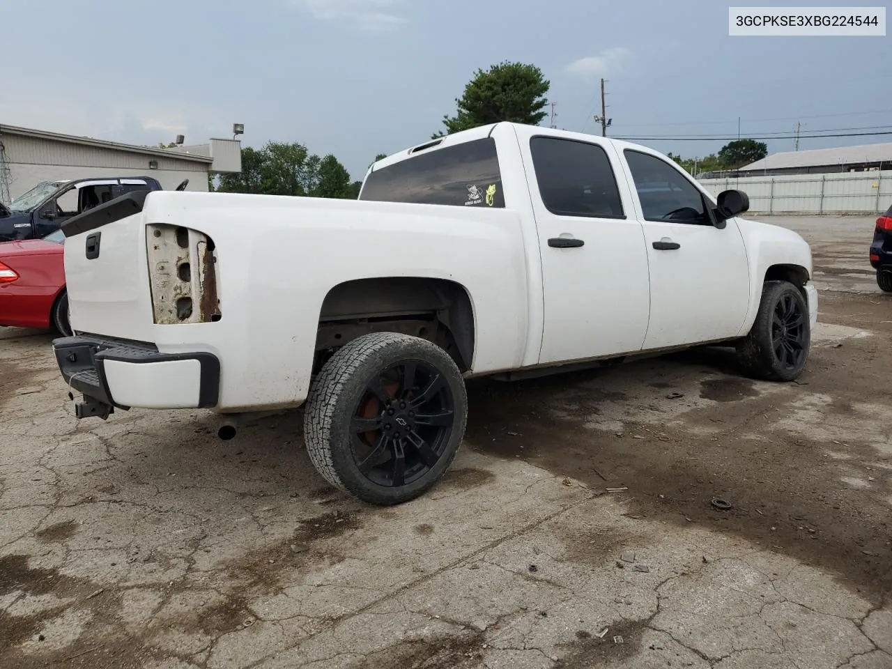 2011 Chevrolet Silverado K1500 Lt VIN: 3GCPKSE3XBG224544 Lot: 67465074