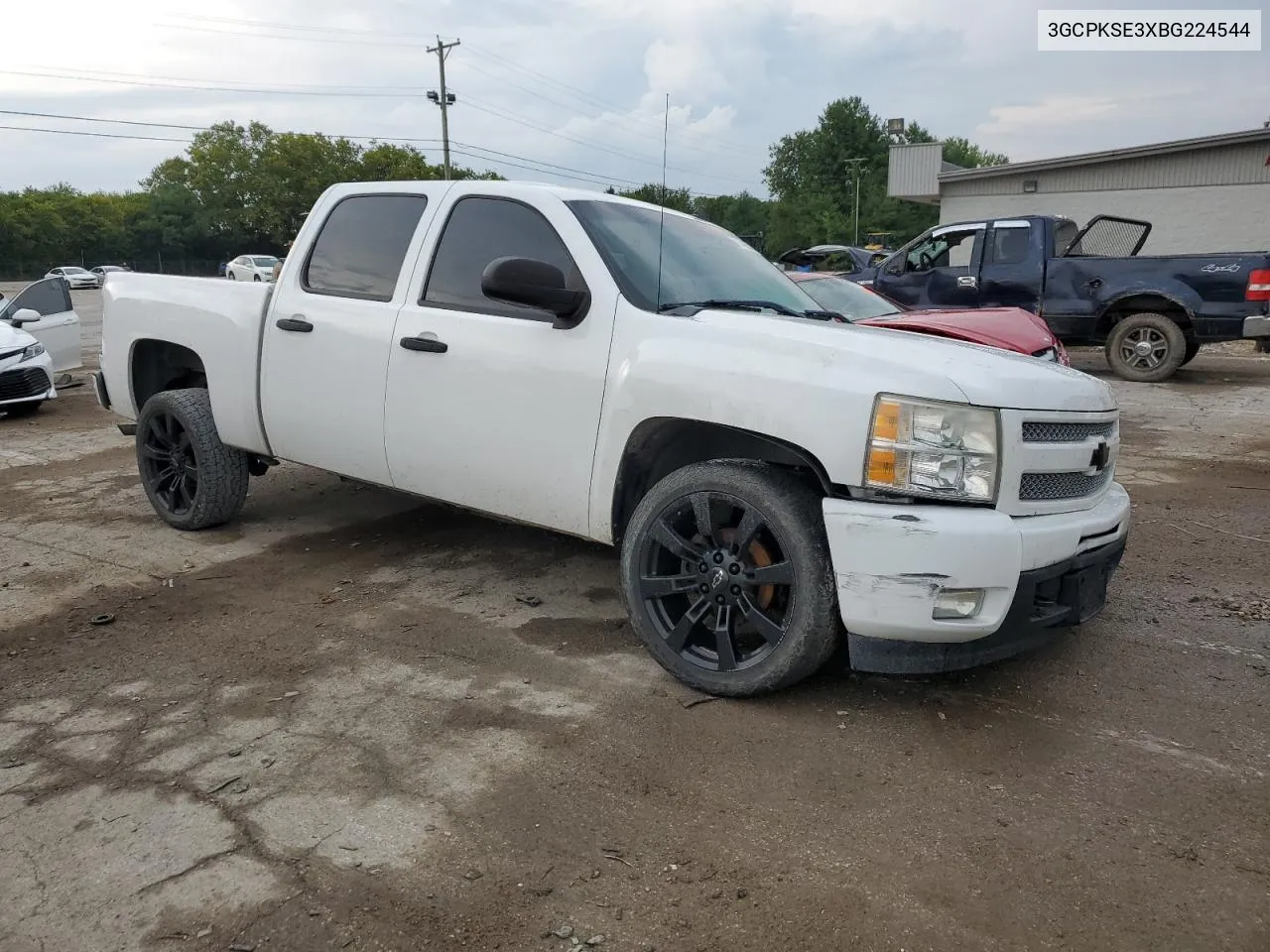 2011 Chevrolet Silverado K1500 Lt VIN: 3GCPKSE3XBG224544 Lot: 67465074