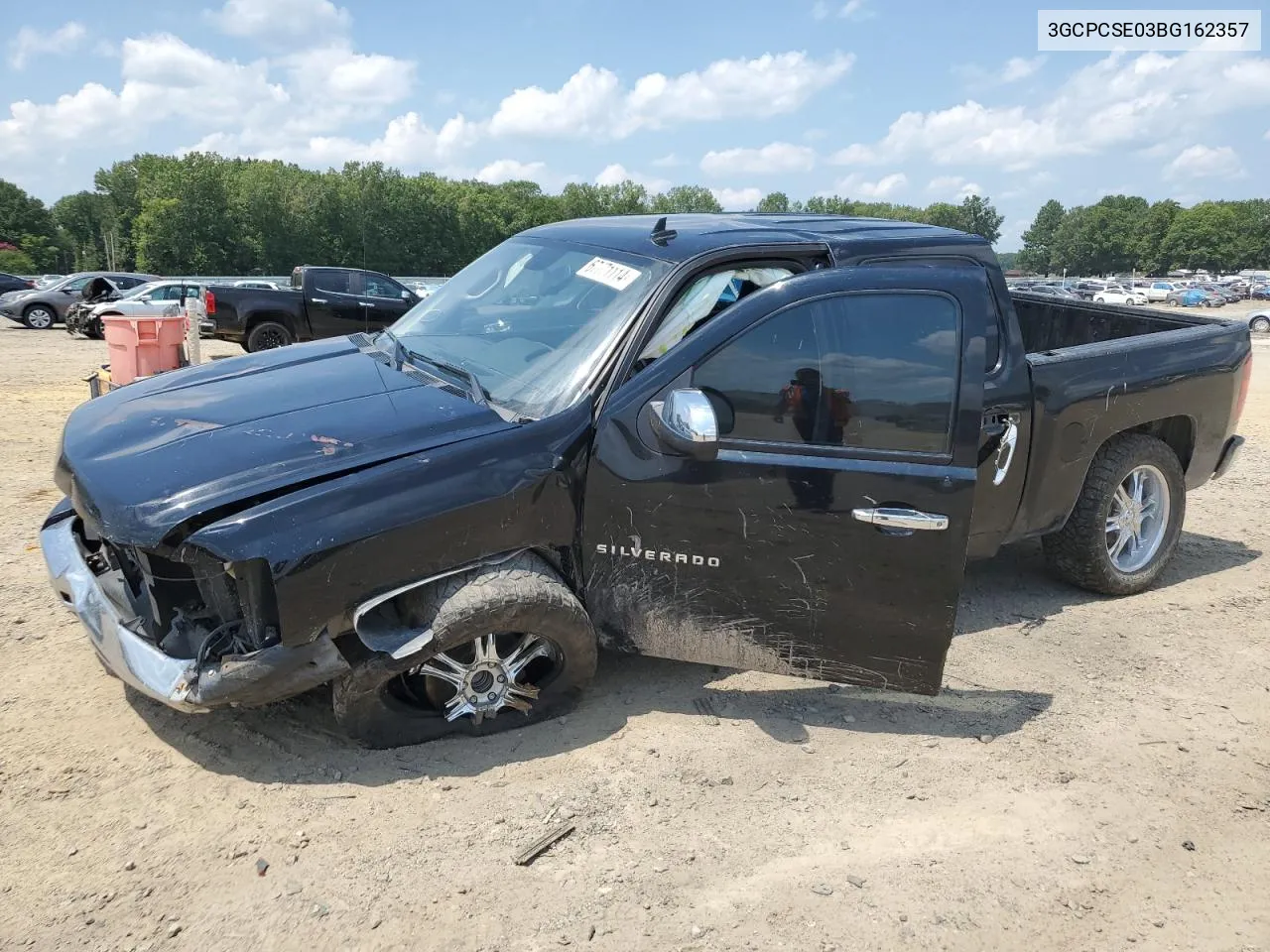 2011 Chevrolet Silverado C1500 Lt VIN: 3GCPCSE03BG162357 Lot: 67771114