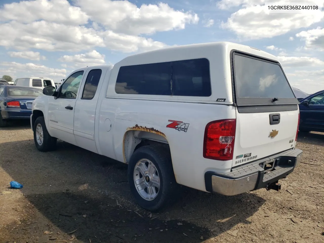 2011 Chevrolet Silverado K1500 Lt VIN: 1GCRKSE36BZ440108 Lot: 67902854