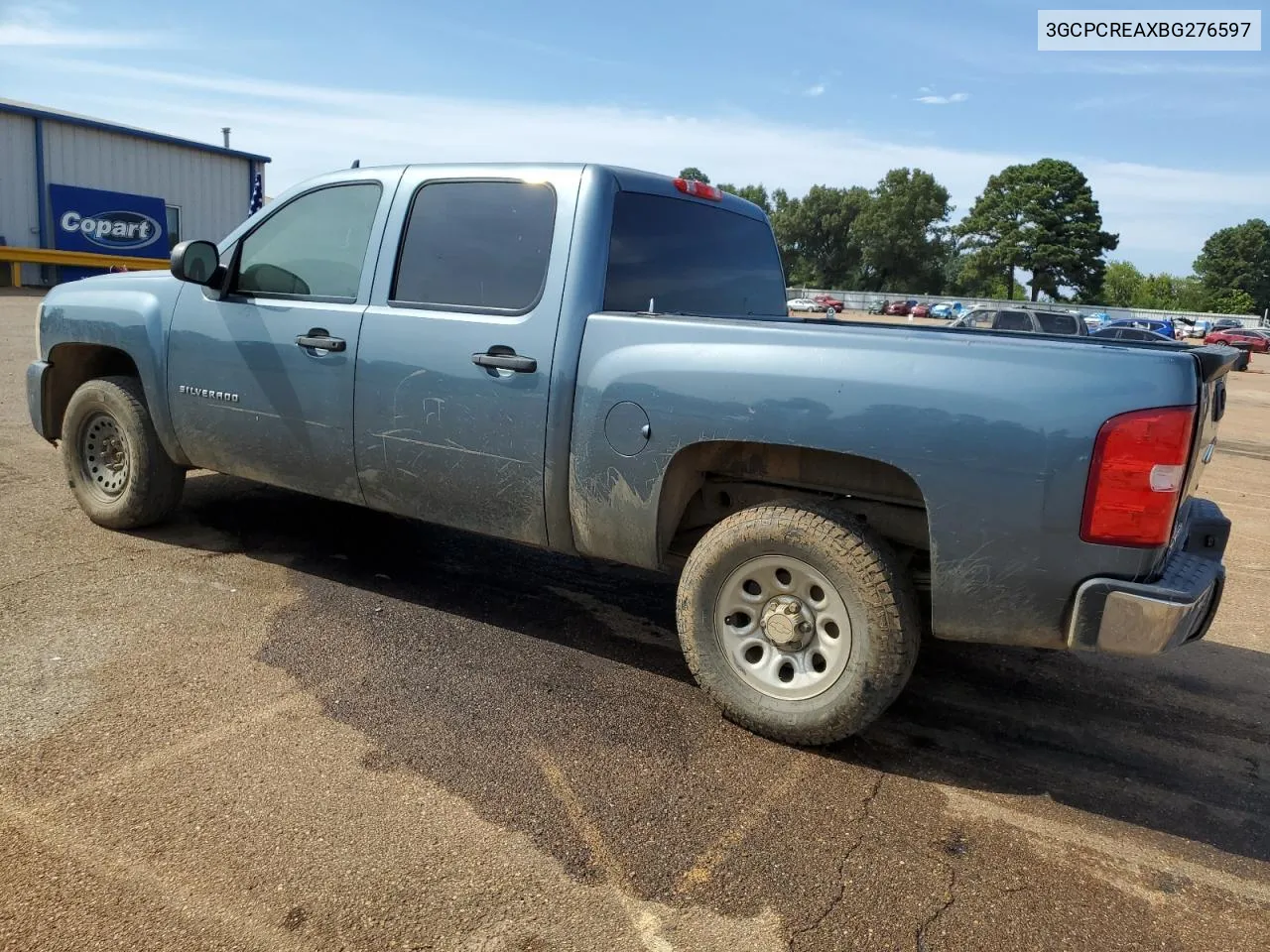 2011 Chevrolet Silverado C1500 Ls VIN: 3GCPCREAXBG276597 Lot: 67966144