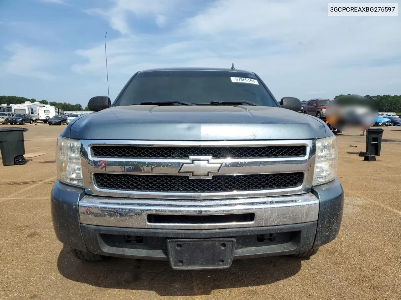 2011 Chevrolet Silverado C1500 Ls VIN: 3GCPCREAXBG276597 Lot: 67966144