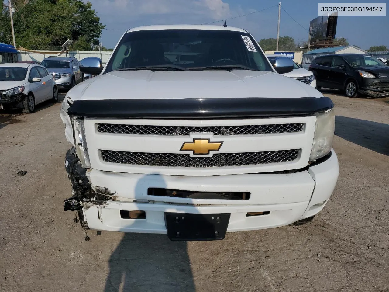 2011 Chevrolet Silverado C1500 Lt VIN: 3GCPCSE03BG194547 Lot: 68024194